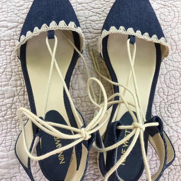 Nine West Udessia Lace-up flat sandal espadrille - Picture 5 of 7